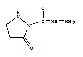 5-Oxo-1-pyrazolidinecarbohydrazideStructure,64341-42-0Structure 5-Oxo-1-pyrazolidinecarbohydrazide Structure,64341-42-0Structure