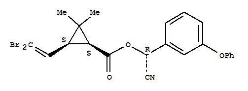 1S,3S,alphaR-溴氰菊酯結(jié)構(gòu)式_64364-01-8結(jié)構(gòu)式