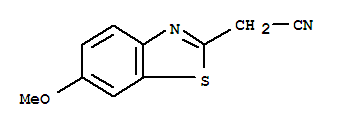 2-Benzothiazoleacetonitrile,6-methoxy-(9ci)Structure,64513-30-0Structure 2-Benzothiazoleacetonitrile,6-methoxy-(9ci) Structure,64513-30-0Structure