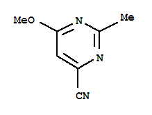 (9ci)-6-甲氧基-2-甲基-4-嘧啶甲腈結(jié)構(gòu)式_64571-37-5結(jié)構(gòu)式