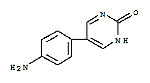 (9ci)-5-(4-氨基苯基)-2(1H)-嘧啶酮結(jié)構(gòu)式_64606-18-4結(jié)構(gòu)式