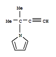 (9ci)-1-(1,1-二甲基-2-丙炔)-1H-吡咯結(jié)構(gòu)式_646989-37-9結(jié)構(gòu)式