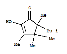 (9ci)-2-羥基-3,4,4,5-四甲基-5-(2-甲基丙基)-2-環(huán)戊烯-1-酮結(jié)構(gòu)式_647024-68-8結(jié)構(gòu)式