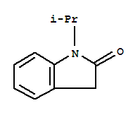 (9ci)-1,3-二氫-1-(1-甲基乙基)-2H-吲哚-2-酮結(jié)構式_64788-47-2結(jié)構式