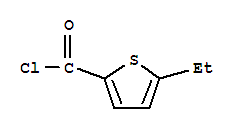 2-Thiophenecarbonyl chloride, 5-ethyl-(9ci)Structure,64964-17-6Structure 2-Thiophenecarbonyl chloride, 5-ethyl-(9ci) Structure,64964-17-6Structure
