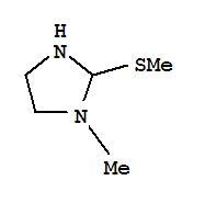 Imidazolidine, 1-methyl-2-(methylthio)-(9ci)Structure,65064-17-7Structure Imidazolidine, 1-methyl-2-(methylthio)-(9ci) Structure,65064-17-7Structure