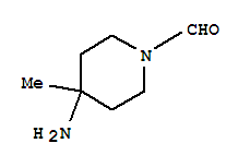 1-Piperidinecarboxaldehyde, 4-amino-4-methyl-(9ci)Structure,651056-98-3Structure 1-Piperidinecarboxaldehyde, 4-amino-4-methyl-(9ci) Structure,651056-98-3Structure
