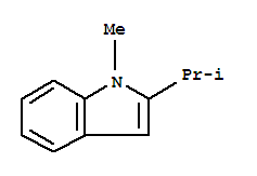(9ci)-1-甲基-2-(1-甲基乙基)-1H-吲哚結(jié)構(gòu)式_65136-46-1結(jié)構(gòu)式
