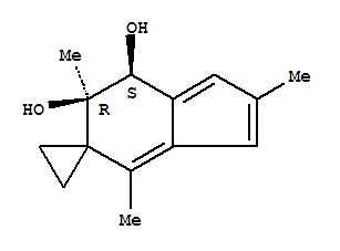 (6R,7S)-(9CI)-6,7-二氫-2,4,6-三甲基-螺[環(huán)丙烷-1,5-[5H]茚]-6,7-二醇結(jié)構(gòu)式_652134-50-4結(jié)構(gòu)式