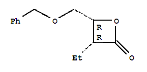 2-Oxetanone,3-ethyl-4-[(phenylmethoxy)methyl]-,(3r,4r)-(9ci) Structure,652150-92-0Structure