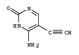 (9ci)-4-氨基-5-乙炔-2(1H)-嘧啶酮結(jié)構(gòu)式_65223-79-2結(jié)構(gòu)式