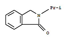 (9ci)-2,3-二氫-2-(1-甲基乙基)-1H-異吲哚-1-酮結(jié)構(gòu)式_65399-00-0結(jié)構(gòu)式