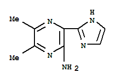 Pyrazinamine, 3-(1h-imidazol-2-yl)-5,6-dimethyl-(9ci)Structure,65409-30-5Structure Pyrazinamine, 3-(1h-imidazol-2-yl)-5,6-dimethyl-(9ci) Structure,65409-30-5Structure