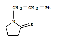 2-Pyrrolidinethione, 1-(2-phenylethyl)-Structure,65486-36-4Structure 2-Pyrrolidinethione, 1-(2-phenylethyl)- Structure,65486-36-4Structure