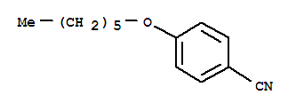 對(duì)(己氧基)芐腈結(jié)構(gòu)式_66052-06-0結(jié)構(gòu)式