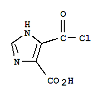1H-imidazole-4-carboxylic acid, 5-(chlorocarbonyl)- (9ci) Structure,69579-33-5Structure