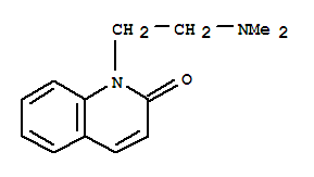 (9ci)-1-[2-(二甲基氨基)乙基]-2(1H)-喹啉酮結(jié)構(gòu)式_69587-72-0結(jié)構(gòu)式