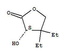 (3s)-(9ci)-4,4-二乙基二氫-3-羥基-2(3H)-呋喃酮結(jié)構(gòu)式_696642-67-8結(jié)構(gòu)式