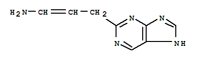 (9ci)-3-(1H-嘌呤-2-基)-1-丙烯-1-胺結構式_697807-17-3結構式