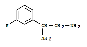 1-(3-氟苯基)-1,2-乙烷二胺結(jié)構(gòu)式_69810-81-7結(jié)構(gòu)式