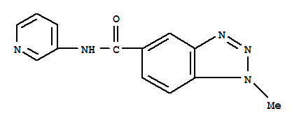 (9ci)-1-甲基-n-3-吡啶-1H-苯并噻唑-5-羧酰胺結(jié)構(gòu)式_700852-71-7結(jié)構(gòu)式