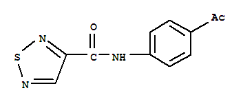 1,2,5-Thiadiazole-3-carboxamide,n-(4-acetylphenyl)-(9ci)Structure,700860-69-1Structure 1,2,5-Thiadiazole-3-carboxamide,n-(4-acetylphenyl)-(9ci) Structure,700860-69-1Structure
