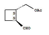 (1s,2s)-(9ci)-2-[(乙酰基氧基)甲基]-環(huán)丁烷羧醛結(jié)構(gòu)式_701292-26-4結(jié)構(gòu)式