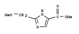 (9ci)-2-(甲氧基甲基)-1H-咪唑-4-羧酸甲酯結(jié)構(gòu)式_701292-71-9結(jié)構(gòu)式