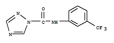 (9ci)-n-[3-(三氟甲基)苯基]-1H-1,2,4-噻唑-1-羧酰胺結(jié)構(gòu)式_701919-68-8結(jié)構(gòu)式