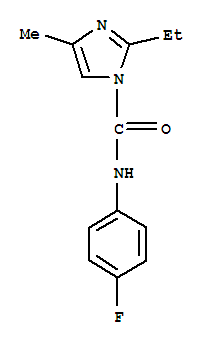(9ci)-2-乙基-n-(4-氟苯基)-4-甲基-1H-咪唑-1-羧酰胺結(jié)構(gòu)式_701920-20-9結(jié)構(gòu)式