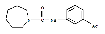 1H-azepine-1-carboxamide,n-(3-acetylphenyl)hexahydro-(9ci)Structure,701932-21-0Structure 1H-azepine-1-carboxamide,n-(3-acetylphenyl)hexahydro-(9ci) Structure,701932-21-0Structure
