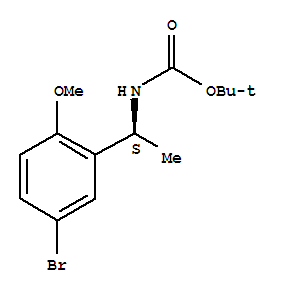 Tert-butyl [(1s)-1-(5-bromo-2-methoxyphenyl)ethyl]carbamate Structure,701939-03-9Structure