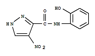 (9ci)-n-(2-羥基苯基)-4-硝基-1H-吡唑-3-羧酰胺結(jié)構(gòu)式_705269-65-4結(jié)構(gòu)式
