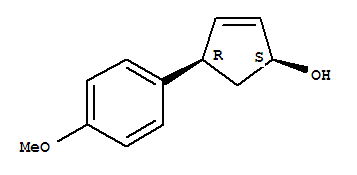 2-Cyclopenten-1-ol,4-(4-methoxyphenyl)-,(1r,4s)-rel-(9ci)Structure,705943-29-9Structure 2-Cyclopenten-1-ol,4-(4-methoxyphenyl)-,(1r,4s)-rel-(9ci) Structure,705943-29-9Structure