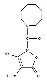 (9ci)-八氫-1-[[3-甲基-4-(1-甲基乙基)-5-氧代-2(5h)-異噁唑基]羰基]-吖辛因結構式_706804-35-5結構式