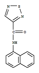 1,2,5-Thiadiazole-3-carboxamide,n-1-naphthalenyl-(9ci)Structure,708293-77-0Structure 1,2,5-Thiadiazole-3-carboxamide,n-1-naphthalenyl-(9ci) Structure,708293-77-0Structure
