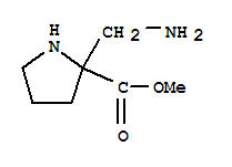 Proline, 2-(aminomethyl)-, methyl ester (9ci)Structure,708972-38-7Structure Proline, 2-(aminomethyl)-, methyl ester (9ci) Structure,708972-38-7Structure