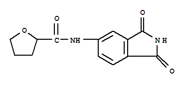 2-Furancarboxamide,n-(2,3-dihydro-1,3-dioxo-1h-isoindol-5-yl)tetrahydro-Structure,709013-05-8Structure 2-Furancarboxamide,n-(2,3-dihydro-1,3-dioxo-1h-isoindol-5-yl)tetrahydro- Structure,709013-05-8Structure