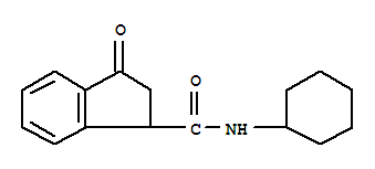 (9ci)-N-環(huán)己基-2,3-二氫-3-氧代-1H-茚-1-羧酰胺結(jié)構(gòu)式_709026-02-8結(jié)構(gòu)式