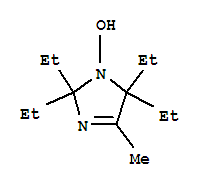 (9ci)-2,2,5,5-四乙基-2,5-二氫-1-羥基-4-甲基-1H-咪唑結(jié)構(gòu)式_709676-88-0結(jié)構(gòu)式
