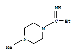 Piperazine, 1-(1-iminopropyl)-4-methyl-(9ci)Structure,710270-63-6Structure Piperazine, 1-(1-iminopropyl)-4-methyl-(9ci) Structure,710270-63-6Structure