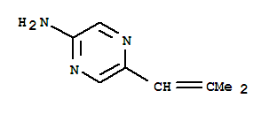 Pyrazinamine, 5-(2-methyl-1-propenyl)-(9ci)Structure,710323-06-1Structure Pyrazinamine, 5-(2-methyl-1-propenyl)-(9ci) Structure,710323-06-1Structure