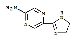 Pyrazinamine, 5-(4,5-dihydro-1h-imidazol-2-yl)-(9ci)Structure,710323-24-3Structure Pyrazinamine, 5-(4,5-dihydro-1h-imidazol-2-yl)-(9ci) Structure,710323-24-3Structure