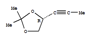 1,3-Dioxolane, 2,2-dimethyl-4-(1-propynyl)-, (4r)-(9ci)Structure,710324-25-7Structure 1,3-Dioxolane, 2,2-dimethyl-4-(1-propynyl)-, (4r)-(9ci) Structure,710324-25-7Structure