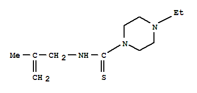 1-Piperazinecarbothioamide,4-ethyl-n-(2-methyl-2-propenyl)-(9ci)Structure,710330-15-7Structure 1-Piperazinecarbothioamide,4-ethyl-n-(2-methyl-2-propenyl)-(9ci) Structure,710330-15-7Structure