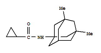 (9ci)-n-(3,5-二甲基三環(huán)[3.3.1.13,7]-1-癸基)-環(huán)丙烷羧酰胺結(jié)構(gòu)式_710333-30-5結(jié)構(gòu)式
