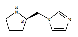 (9ci)-1-[(2r)-2-吡咯烷甲基]-1H-咪唑結(jié)構(gòu)式_710943-30-9結(jié)構(gòu)式