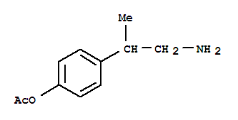 Phenol, 4-(2-amino-1-methylethyl)-, acetate (ester) (9ci)Structure,711598-73-1Structure Phenol, 4-(2-amino-1-methylethyl)-, acetate (ester) (9ci) Structure,711598-73-1Structure