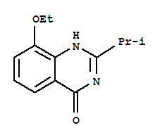 (9ci)-8-乙氧基-2-(1-甲基乙基)-4(1H)-喹唑啉酮結(jié)構(gòu)式_71182-29-1結(jié)構(gòu)式