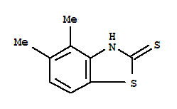 (9ci)-4,5-二甲基-2(3H)-苯并噻唑硫酮結(jié)構(gòu)式_71216-19-8結(jié)構(gòu)式